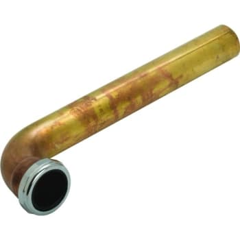 Image for Brass Tubular Waste Arm 1-1/2" X 24" Slip Joint 22-Gauge Rough Brass from HD Supply