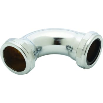 Image for Brass Tubular Coupling 90 Degree 1-1/4" Slip Joint 22-Gauge from HD Supply