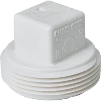 Image for Mueller Streamline PVC DWV Schedule 40 Cleanout Plug 1-1/2" from HD Supply