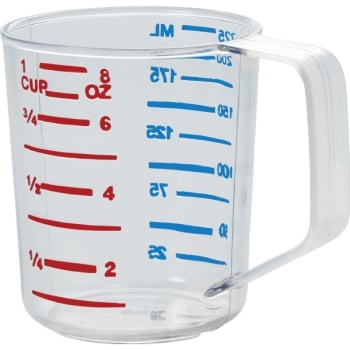 Image for Rubbermaid 1 Cup Clear Polycarbonate Measuring Cup (12-Pack) from HD Supply