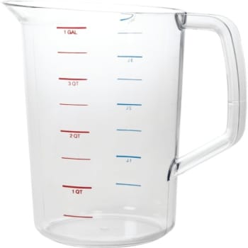 Image for Rubbermaid 4 Qt Clear Polycarbonate Measuring Cup (6-Pack) from HD Supply