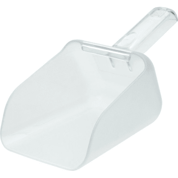Image for Rubbermaid Clear 9f75 Bouncer Contour Scoop For Ingredient Bins (6-Pack) from HD Supply