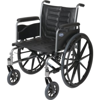 Image for Invacare Tracer IV Bariatric Wheelchair 24"x18" Full Length Elevating Legrests Composit from HD Supply