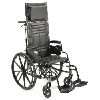 Image for Invacare Sx5 Reclining Wheelchair 18"x16" Desk Length Swing Away Footrests Composite from HD Supply