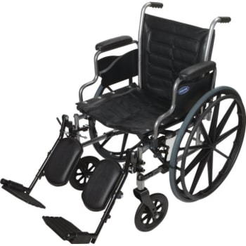 Invacare Tracer IV Heavy Duty Bariatric Wheelchair, 22"W x 18"D x 18"H, Full Length Elevating Legrest - Composite, 450 Lb Capaci
