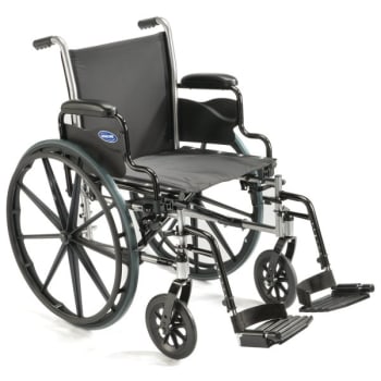Image for Invacare SX5 Standard Wheelchair 16"x16" Desk Length Swing Away Footrests Composite from HD Supply