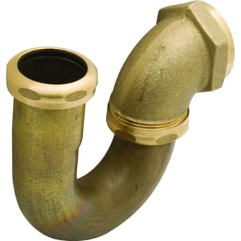 Image for Brass Tubular J-Bend Sink Trap 1-1/2 X 1-1/2 And 1-1/4" Ground Joint Rough Brass from HD Supply