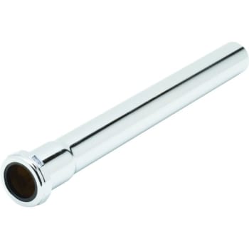 Image for Brass Tubular Extension, Slip Joint, 1-1/2" X 12", Chrome-Plated, 20 Gauge from HD Supply