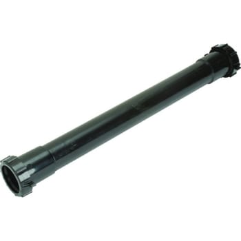 Image for PVC Tubular Extension 1-1/2" x 16" Slip Joint BLACK from HD Supply