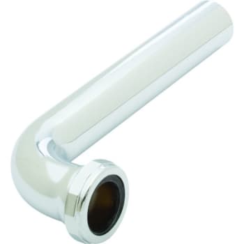 Image for Brass Tubular Waste Elbow 1-1/4" X 8" Slip Joint 22-Gauge Satin Chrome Brass from HD Supply