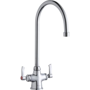 Elkay Deck Mount Two-Handle Scrub/Handwash Faucet, Chrome
