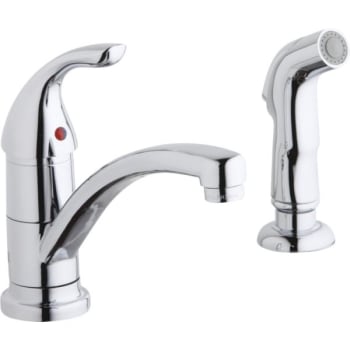 Image for Elkay Everyday Kitchen Single Handle Faucet With Side Spray, Chrome from HD Supply