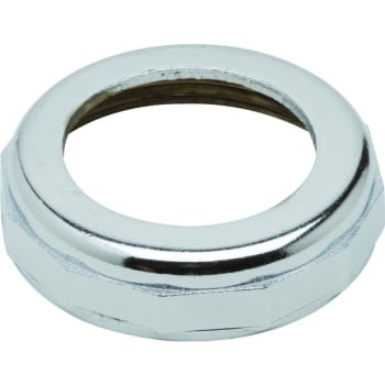 Image for Sink Tubular Slip Joint Nut, 1-1/2" X 1-1/4", Chrome-Plated Zinc, Package Of 10 from HD Supply