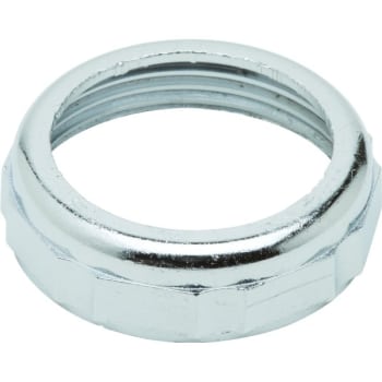 Image for Sink Tubular Slip Joint Nut 1-1/4" X 1-1/4" Chrome Plated Zinc Package Of 10 from HD Supply