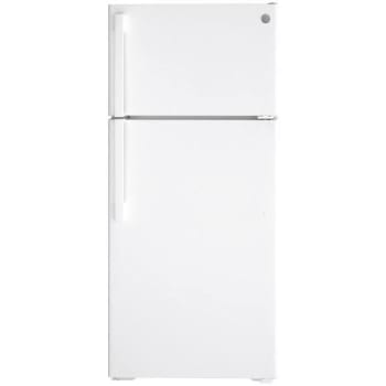 GE® ENERGY STAR® 16.6 Cu. Ft. Top-Freezer White Refrigerator