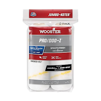 Wooster 4½" Jumbo-Koter Pro/Doo-Z 1/2" Package Of 2