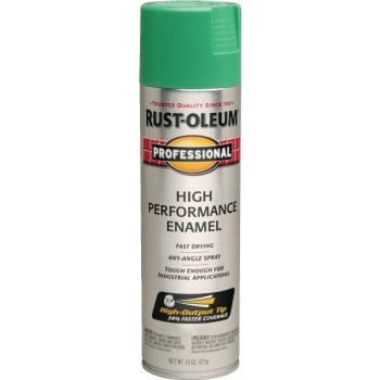 Rust-Oleum High Performance Spray Paint, 15 Oz, Safety Green