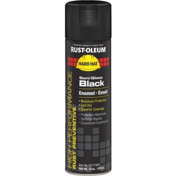 Image for Rust-Oleum High Performance Spray Paint - S/g Black, 15 Oz from HD Supply