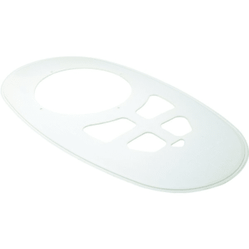Image for White Plastic Toilet Shoe from HD Supply