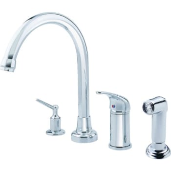 Image for Danze Melrose Kitchen Faucet Chrome Single Handle With Spray from HD Supply