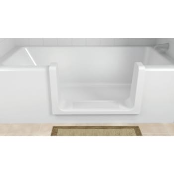 Image for Cleancut Ultra-Low Step-In Kit Converts Deep Bathtub To Step-In Shower White from HD Supply