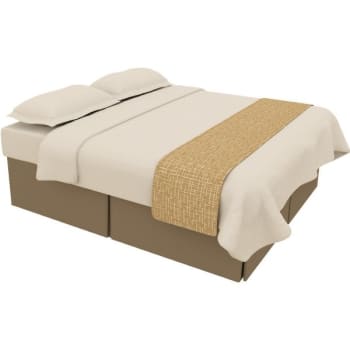 Image for Travelodge Exquisite Bed Skirt Queen 60x80x14.5 Honey Case Of 12 from HD Supply