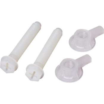 Image for Centoco Toilet Seat Bolts And Nuts, Plastic, Package Of 2 from HD Supply
