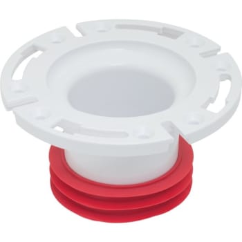 Image for Sioux Chief Pushtite 4" Pvc Toilet Bowl Flange White from HD Supply
