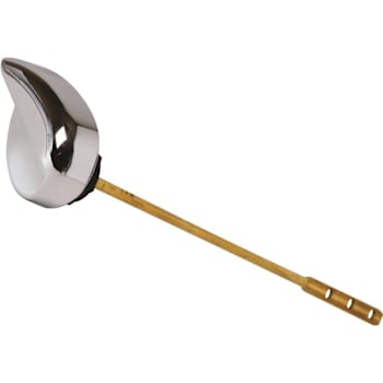 Replacement For Eljer Toilet Tank Lever, Chrome Handle, Side Mount