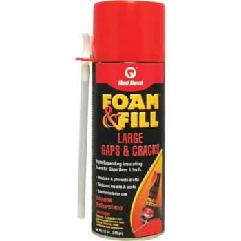 Image for Red Devil 0909 12 oz. Foam And Fill Triple Expanding Foam, Package Of 12 from HD Supply