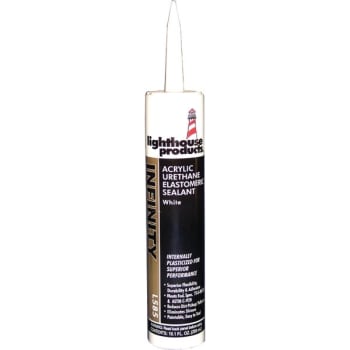 Image for Lighthouse 10.3 Oz White Infinity Acrylic Urethane Sealant, Package Of 12 from HD Supply