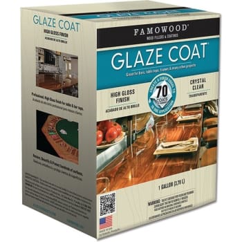 Famowood 5050110 1g Clear Glaze Coat High Build Epoxy Coating Two Part Kit