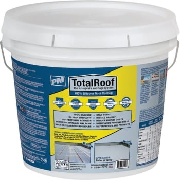 Image for Total Roof 32TR-WH-1 1G White 100% Silicone Roof Coating One-Coat from HD Supply