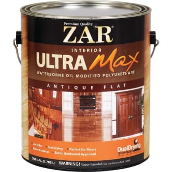 Image for UGL 36413 1G Antique Flat ZAR Ultra Max Oil Modified Polyurethane 250 VOC from HD Supply