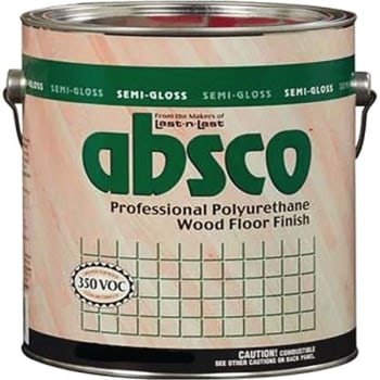 Image for Absolute Coatings 1G Semi Gloss Absco Polyurethane Wood Floor Finish 350 VOC from HD Supply