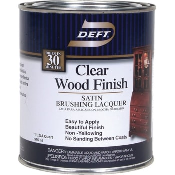 Image for Deft 017-04 Qt Satin Clear Wood Finish from HD Supply
