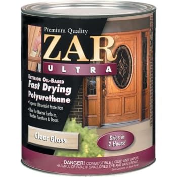 Image for UGL 34012 Qt Gloss ZAR Ultra Fast Drying Exterior Polyurethane from HD Supply
