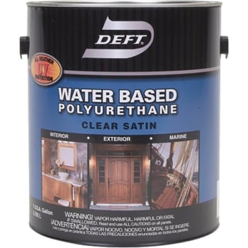 Image for Deft 259-01 1G Satin Water Based Int/Ext Poly 200 VOC from HD Supply