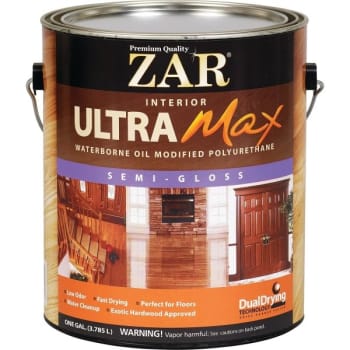 Image for UGL 36113 1G Semi Gloss ZAR Ultra Max Oil Modified Interior Polyurethane 250 VOC from HD Supply