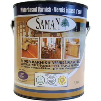 Image for Saman 1 G. Flat Floor Varnish from HD Supply