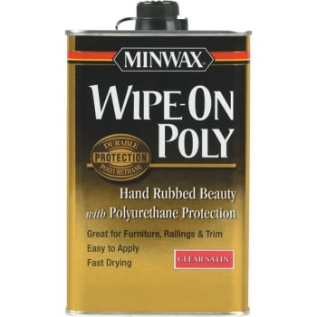 Image for Minwax 40910 Pt Satin Wipe On Poly, Package Of 6 from HD Supply