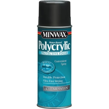 Image for Minwax 33333 11.5 Oz. Satin Polycrylic Spray, Package Of 6 from HD Supply