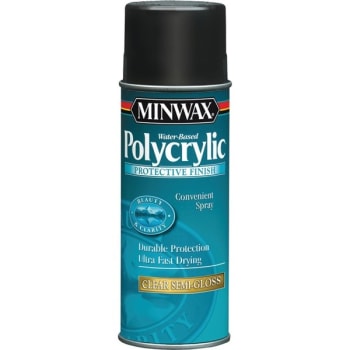 Image for Minwax 34444 11.5 oz. Semi Gloss Polycrylic Spray, Package Of 6 from HD Supply