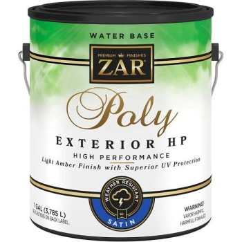 Image for Zar 1 Gal. Satin Poly High Performance Ext Wb from HD Supply