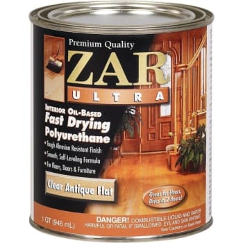 Image for UGL 33912 Qt Antique Flat ZAR 339 Ultra Fast Drying Polyurethane from HD Supply