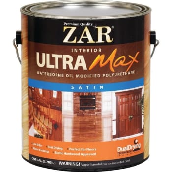 Image for UGL 36213 1G Satin ZAR Ultra Max Oil Modified Interior Polyurethane 250 VOC from HD Supply