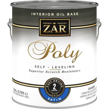 Image for Zar 1 Gal. Satin Poly Interior from HD Supply