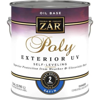 Image for Zar 1 Gal. Satin Poly Uv Ext Oil Base from HD Supply