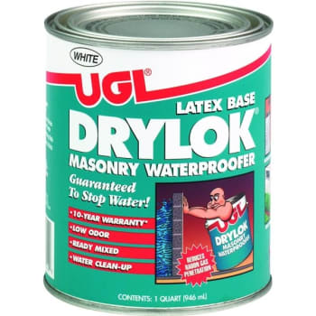 Image for UGL 27512 Qt White Latex Drylok Waterproofer, Package Of 4 from HD Supply