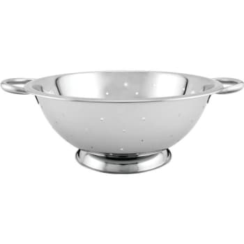 Winco 3 Quart Stainless Steel Colander Package Of 12